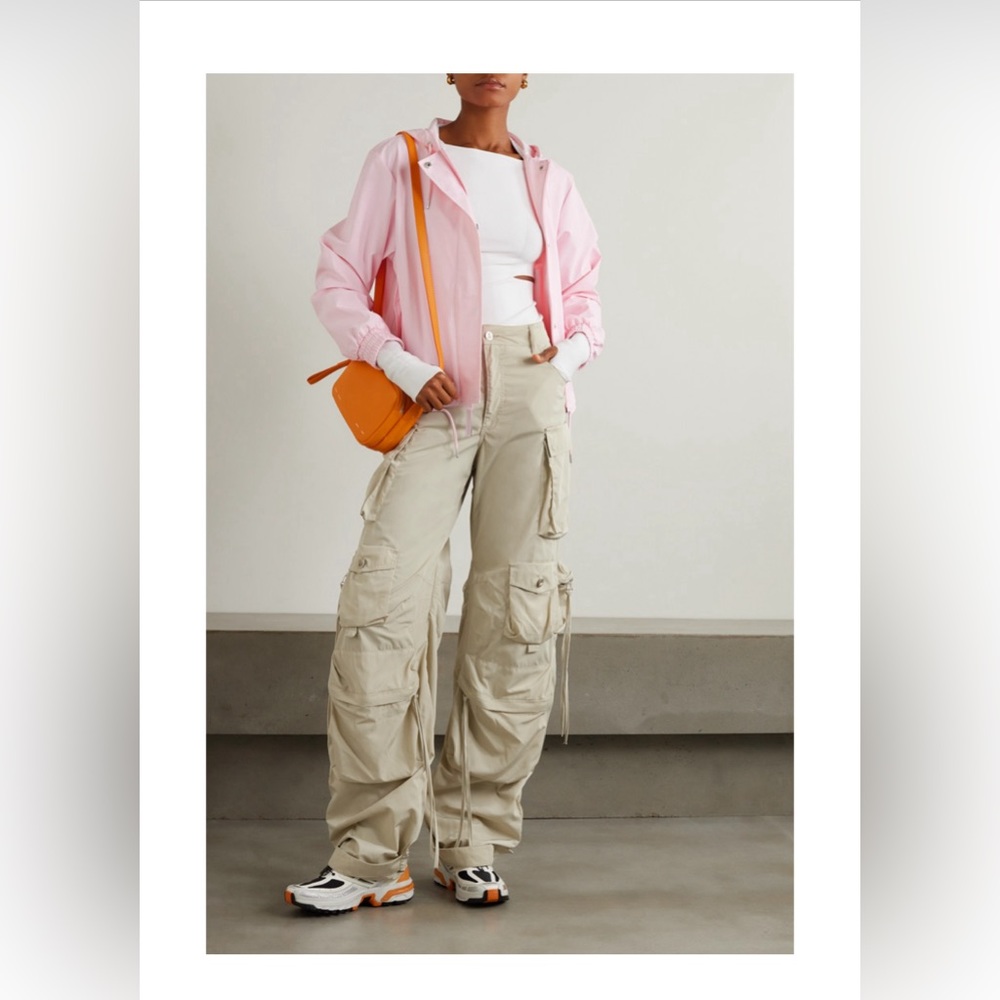 BNWT RAIN “Candy” pink wind/waterproof boxy fit rain coat Women Sz s/m